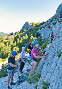Séjour sur les falaise d'Orgon